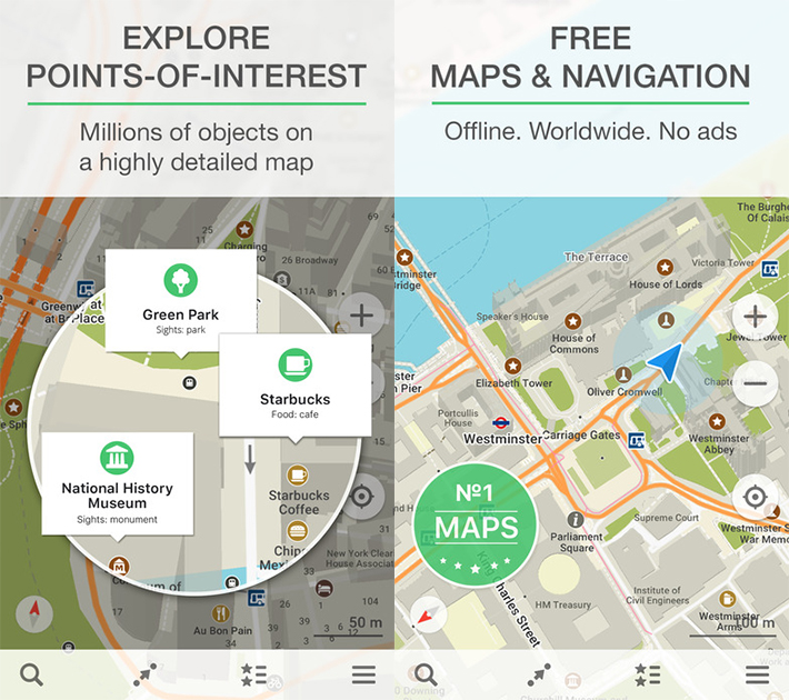 best travel map apps for iphone