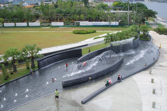 Marina Barrage Water Playground