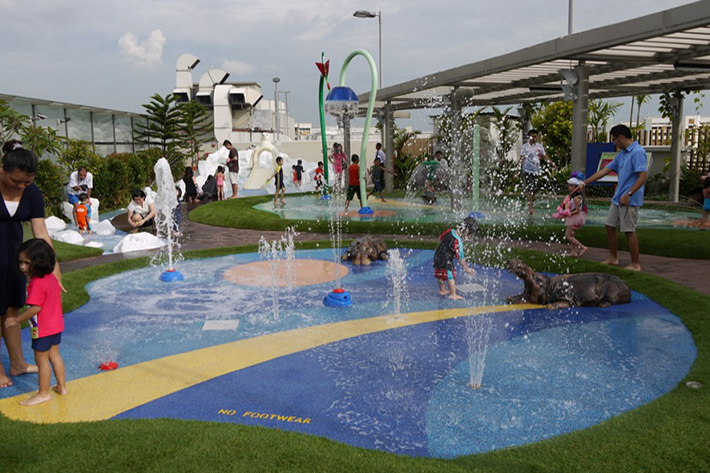 Tampines 1 Rooftop Water Playground