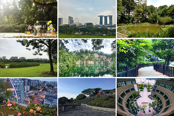 Hidden Green Spaces Collage