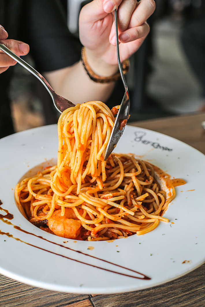 Chef Recipe Tiger Prawn Pasta 2