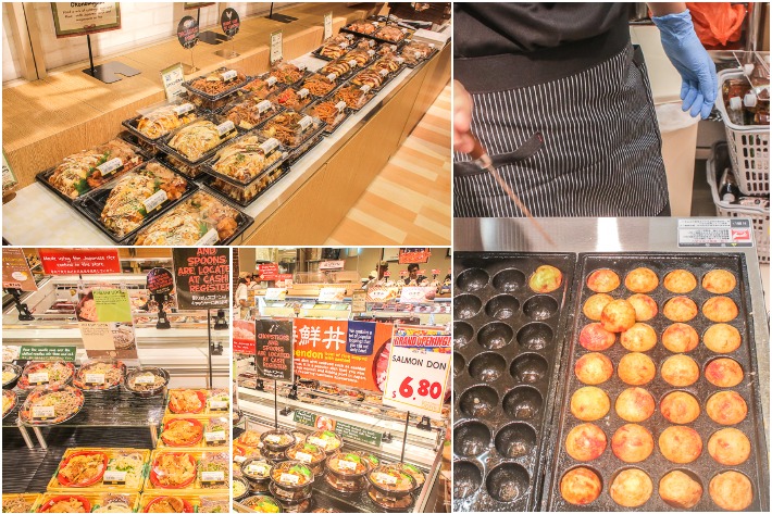 Don Don Donki Cooked Food Collage