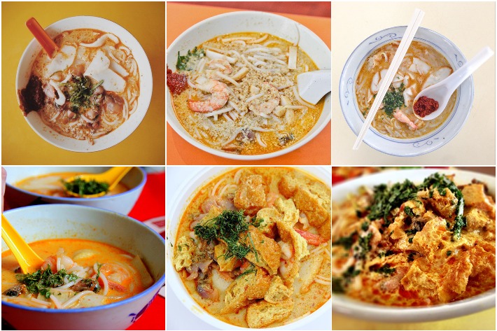 laksa collage