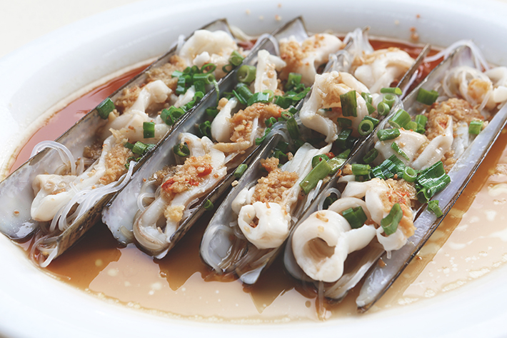 bamboo clam tian wei seafood