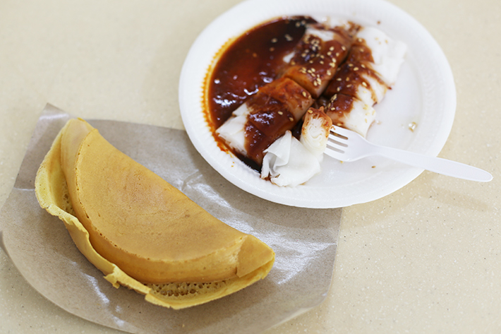 He He Ming Jiang Kueh Peanut Pancake Chee Cheong Fun