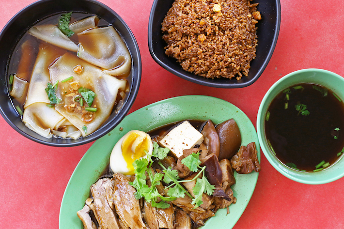 Jin Ji Teochew Braised Duck & Kway Chap Flatlay